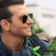 Bradley Cooper in Aloha.